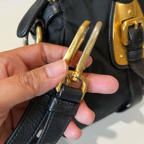 PRADA Black Nylon 2Way Bag - Picture 6 of 16